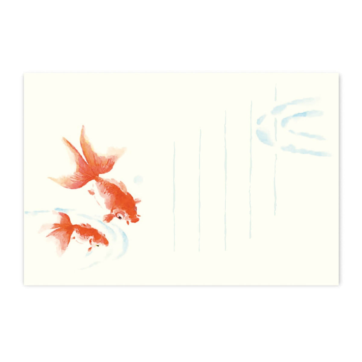 めでたや】季節の絵はがき 夏 きんぎょ – めでたやオンラインショップ