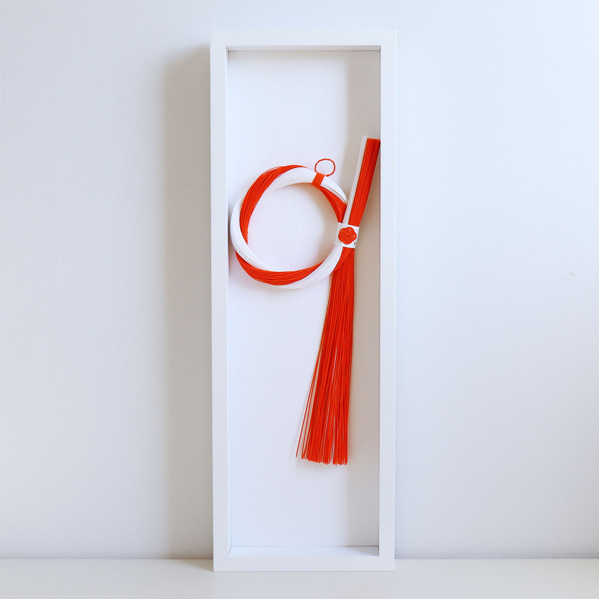 MIZUHIKI-celebration】 お正月飾り 水引飾り「片輪朱白結飾