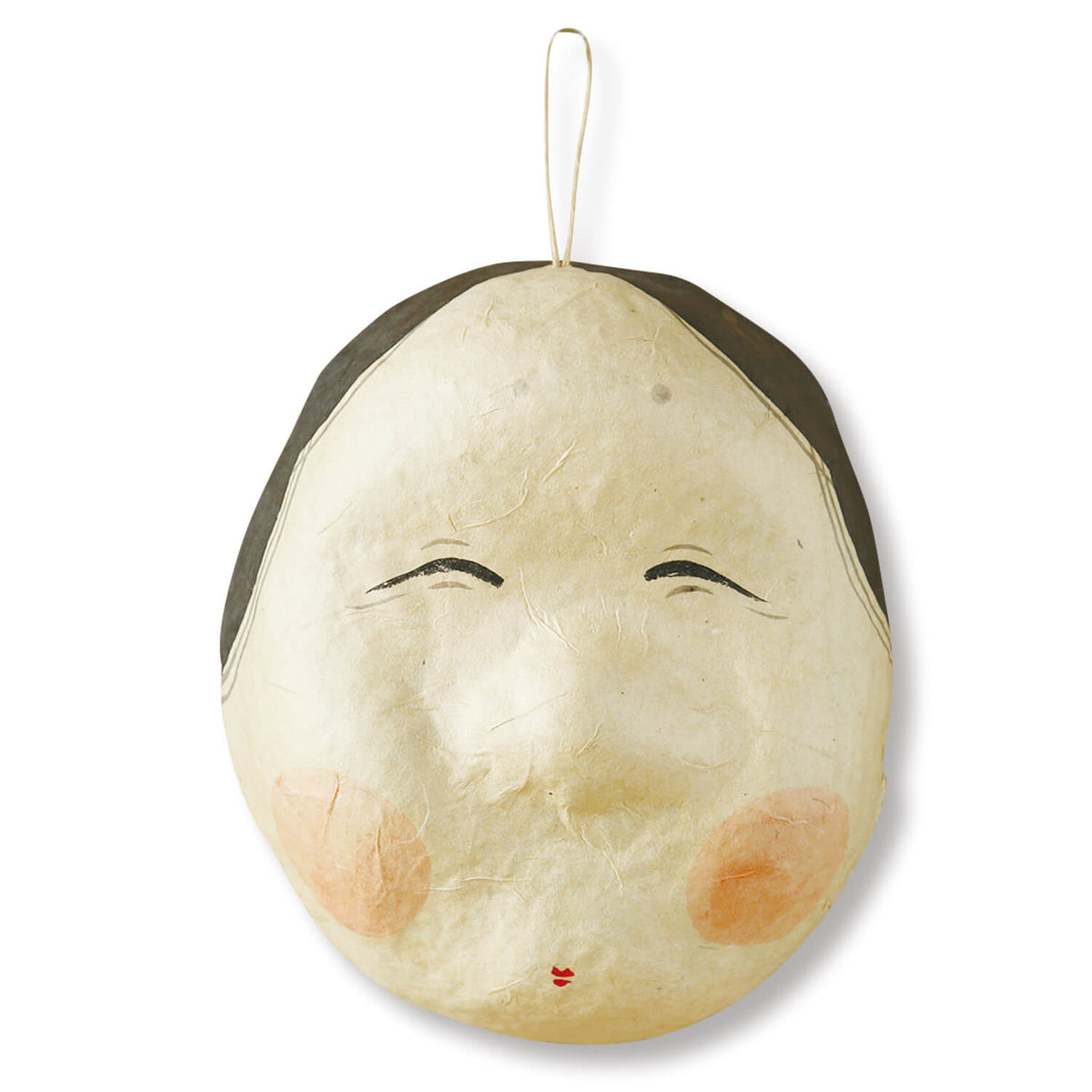 めでたや　張子　おかめ　特大 楽天市場】【送料無料】おかめ お面 お多福 お福 節分 和紙 面