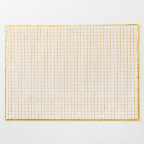 PLACE MAT<br>手漉き和紙四角 × 金　2枚
