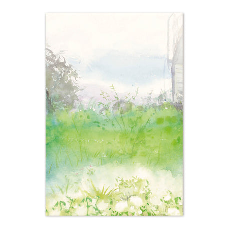 季節の絵はがき　初夏　五月雨の朝
