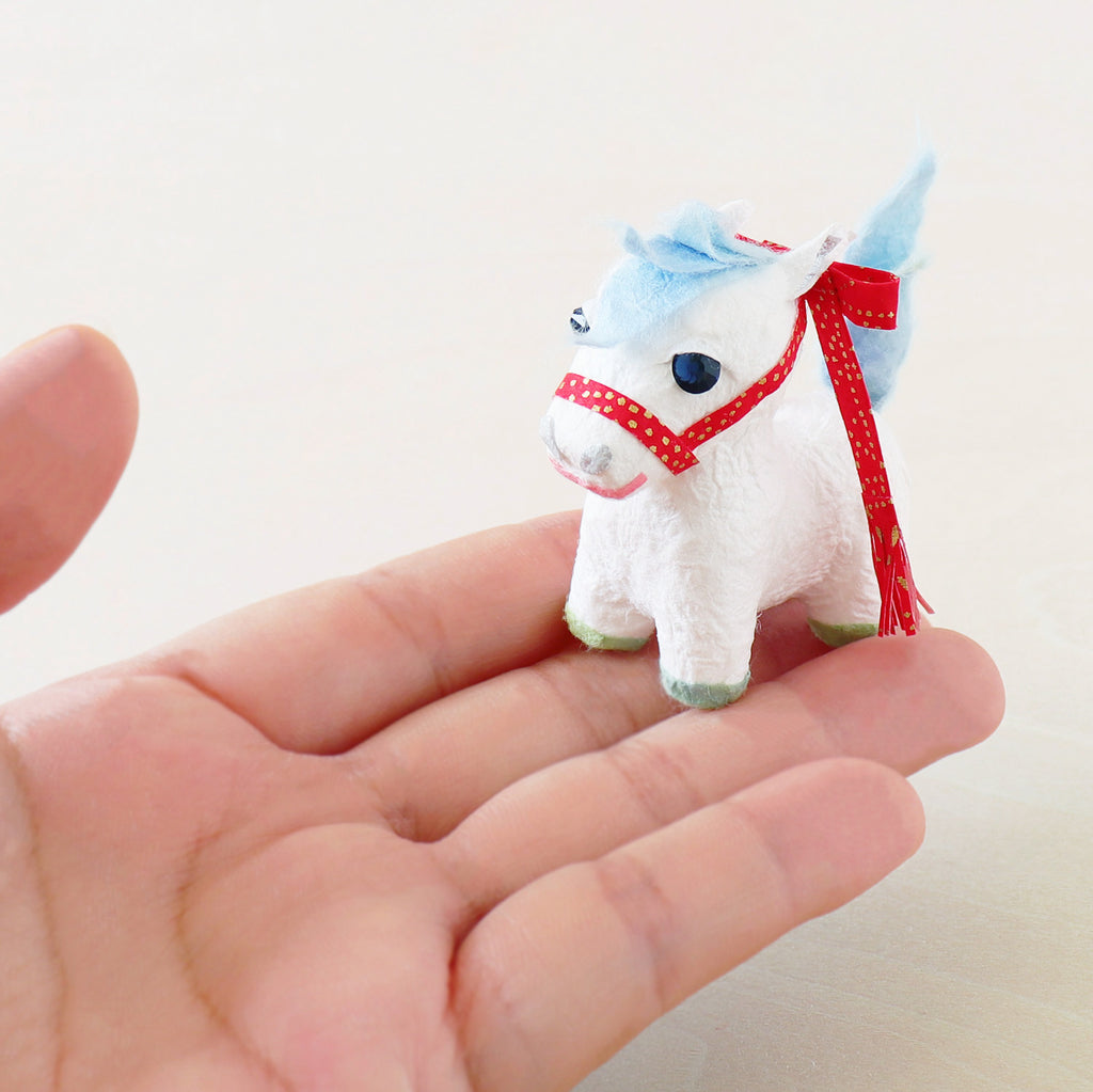 子うま｜めでたや 和紙の置きかざり｜午年