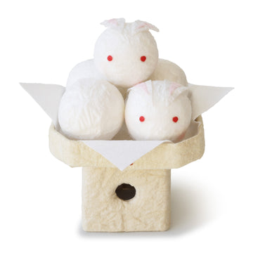 うさぎだんご｜ミニチュアサイズの和紙のお月見団子