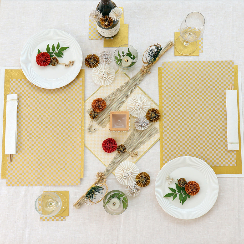 CHOPSTICK　白雲竜×水引帯　テーブルイメージ