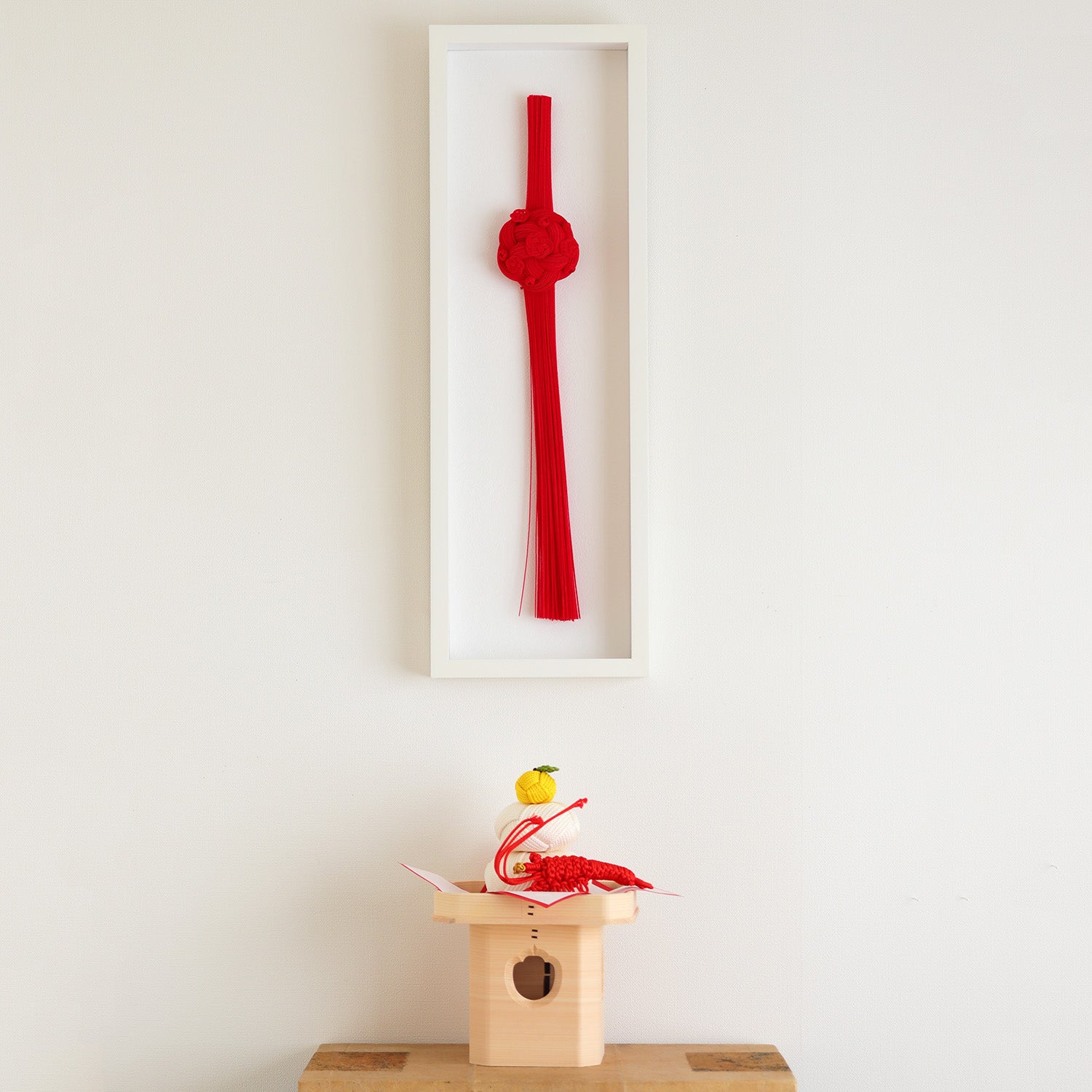 【メイちゃん】お正月飾り お正月2026☆ 和モダン・紅白椿と紅梅のお正月飾り☆ お正月しめ縄飾り