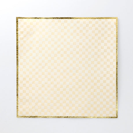 PLACE MAT　手漉き薄和紙｜市松×金｜和紙のテーブルウェア