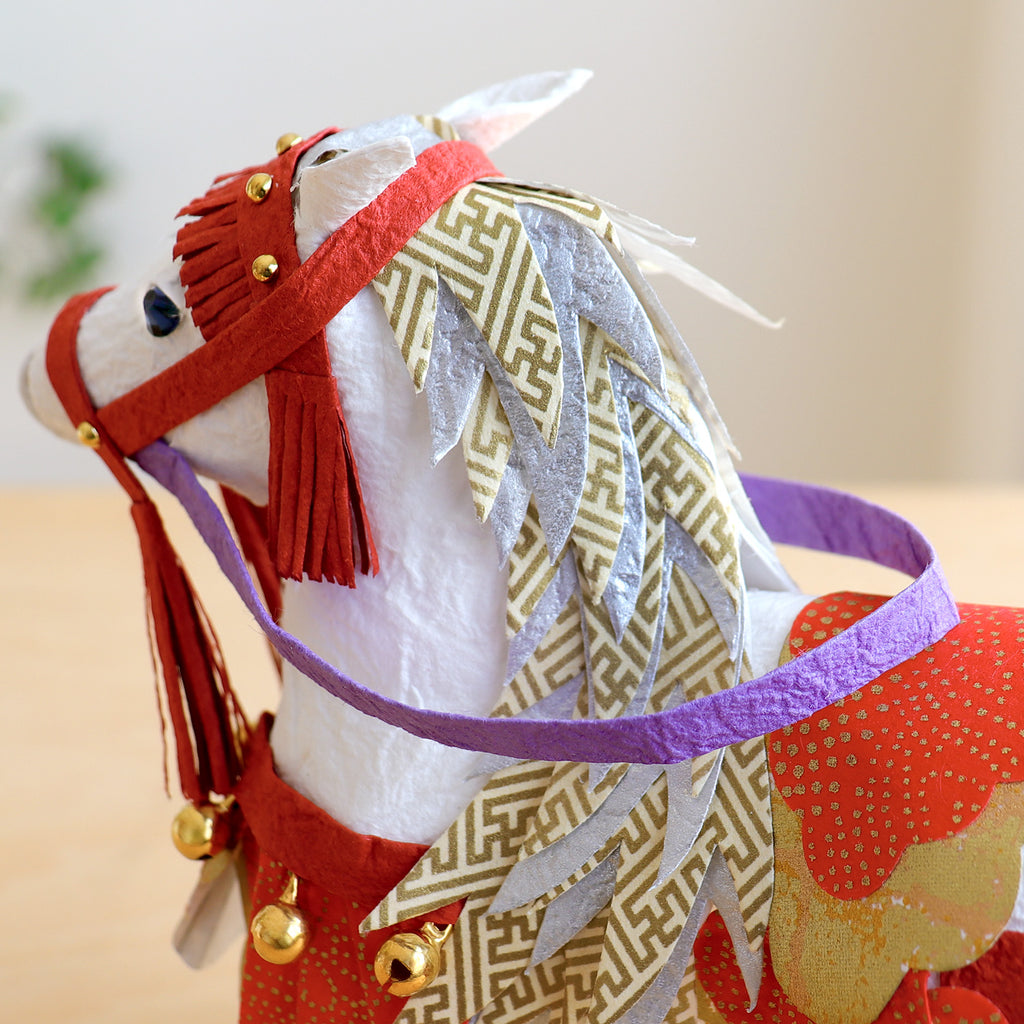 干支　置飾り　吉祥午　横顔