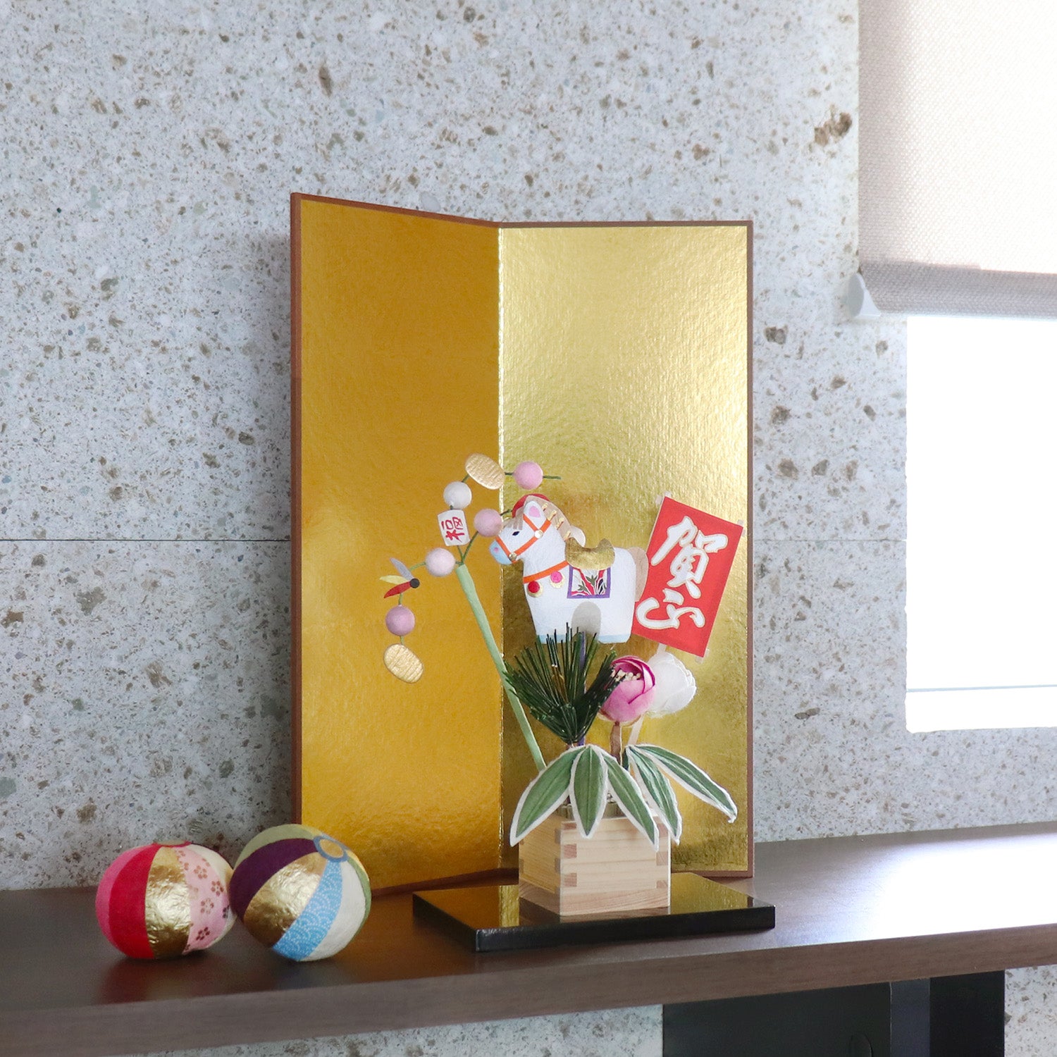 160万円以上 金箔屏風 +掛け軸セット　175×180 保管品 image_4d2b62b5-ebbf-4074-b658-