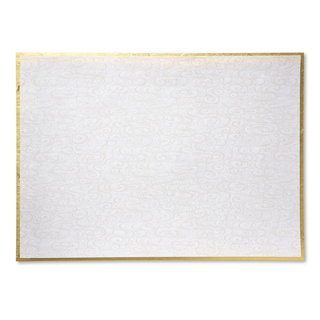 PLACE MAT 瑞雲×金｜和紙 プレースマット｜白・金