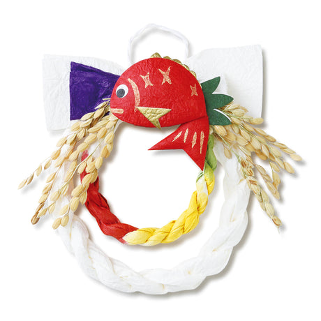 注連和紙　五色鯛