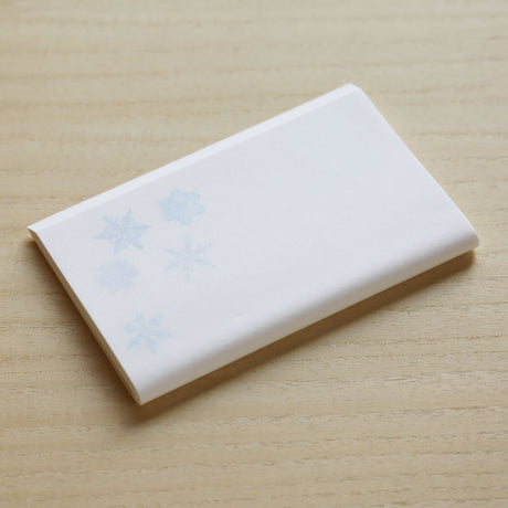雪の結晶　懐紙