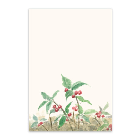季節の絵はがき　冬　藪柑子