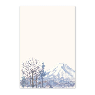 季節の絵はがき　冬　冬の富士