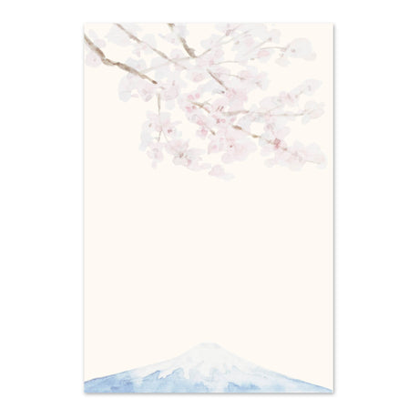 季節の絵はがき　春　富士とさくら