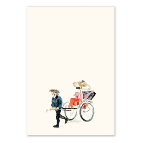 東京はがき　人力車