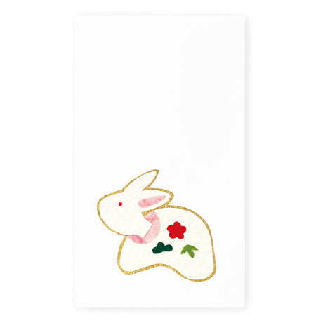 切り絵ぽち袋　玩具うさぎ