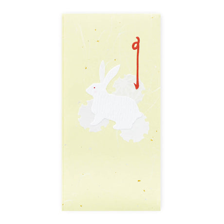 切り絵のし袋　雪輪うさぎ