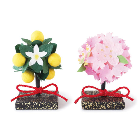 めでたや】桜と橘 和紙雛飾りめでたや遊び – めでたやオンラインショップ