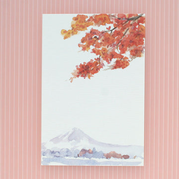 季節の絵はがき　秋　富士と紅葉